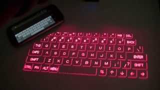 Magic Cube Laser Projection Holographic Keyboard Review [upl. by Jahn]