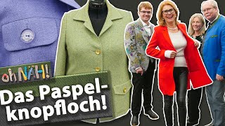 oh NÄH – Paspelknopfloch nähen  mit Inge SzoltysikSparrer Aufz v 06012023 [upl. by Lukasz]