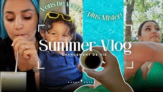 SUMMER VLOG ✨ GRAND CHANGEMENT GRANDE DÉCISION jai une rentrée a préparer [upl. by Novaat]