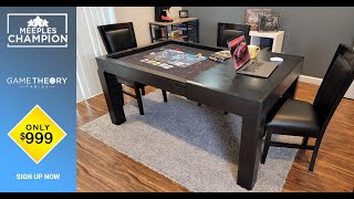 The Meeples Champion Game Table  900 Off On Kickstarter [upl. by Luanni]