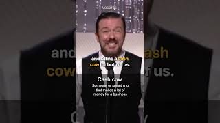 Ricky Gervais mocks Steve Carell [upl. by Behrens]