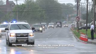 President Motorcade through the Jersey Shore Asbury Park NJ [upl. by Barnard30]