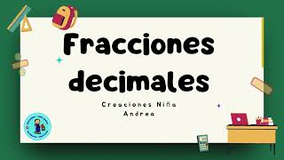 Fracciones decimales 5° [upl. by Barger]