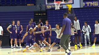 Rebounding into a new season LSU Mens Basketball has started showing improvement since last season [upl. by Oca619]