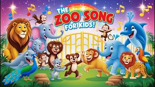 The Zoo Song for Kids  18 Fun Animal Adventures  Learn Sing and Explore the Magical Zoo [upl. by Ailerua969]