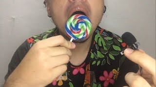 ASMR LAMIENDO PALETA DE COLORES amp CHARLANDO UN POCO [upl. by Ycrep]