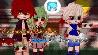 🔪 Assassination classroom react to Nagisa as Killua Zoldyck  English  Indo  Request [upl. by Zoe]