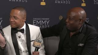 Cat 304Interview wMaleek Ndile Mike Norman Elise Menaker Marquee Sports 2024 ChicagoMW Emmys [upl. by Dreddy]