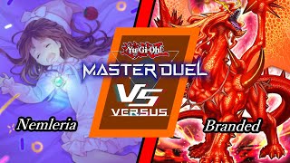 Nemleria vs Branded  011224 YuGiOh Master Duel [upl. by Kenzi157]