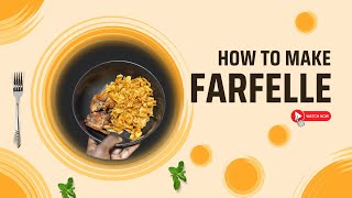 Farfelle Pasta Cooking Tutorial Pasta [upl. by Tteltrab617]