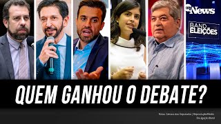 VEJA A ANÁLISE DO DEBATE ENTRE BOULOS NUNES MARÇAL DATENA E TABATA PARA PREFEITO DE SP [upl. by Zile]