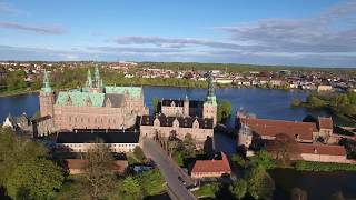 Drone Footage of Frederiksborg Castle  HD 1080p [upl. by Jard]