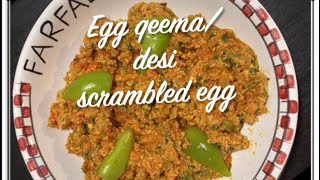 HOW TO MAKE EGG KEEMA  EGG KEEMA RECIPE  ANDA KEEMA RECIPE  EGG KEEMA [upl. by Donelu287]