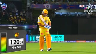 Full Video of MSD Entry in Today DC vs CSK Match  MS Dhoni Batting Today DC vs CSK Match [upl. by Aihtela]