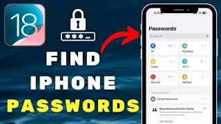 How To Find Passwords On iOS 18 [upl. by Keelby]