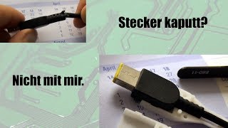 BitBastelei 317  NetzteilStecker kaputt Dann halt ein QuickFix [upl. by Durant]