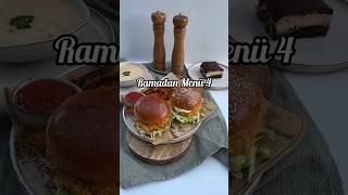 Ramadan Menü 4  Chickenburger Rezept [upl. by Airakaz]