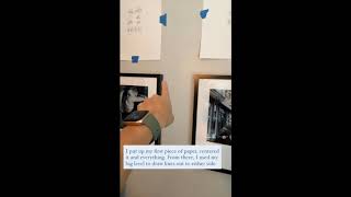 DIY Gallery Grid Wall with IKEA RIBBA Frames [upl. by Emile195]