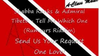 Shabba Ranks amp Admiral Tibett  Tell Me Which One [upl. by Aletse]