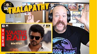 Vaathi Raid Video Song Reaction  Thalapathy Anirudh [upl. by Xavler]