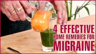 3 Best Home Remedies For MIGRAINE RELIEF [upl. by Nosmas723]