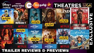 This Week All OTT Releases amp Theatre Releases amp Tv Premieres List  BACK 2 BACK OTT Trailer Reviews [upl. by Ahtelra383]