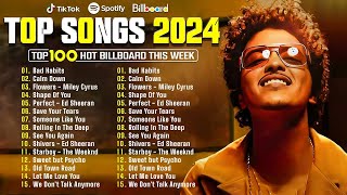 The Weeknd Sia Adele Bruno Mars Rihanna Ed Sheeran Dua Lipa 🎼 Billboard Pop Songs 2024 2025 [upl. by Joceline]