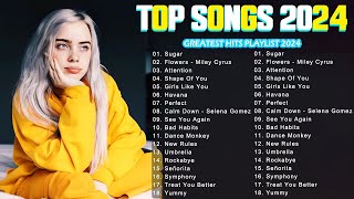 TOP 40 Songs of 20232024 🍀🍀 Best English Songs Best Hit Music Playlist on Spotify 🎧🎧 [upl. by Alikat]