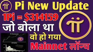 Pi Price Today  Pi Network New Update KYC  Pi Launch Date in India  Pi Mainnet Launch Date [upl. by Hadleigh]