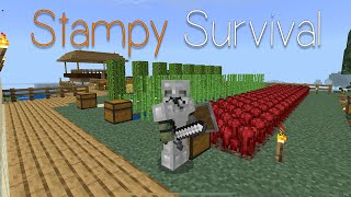 EPISODE 8 Building Stampys Lovely World In Minecraft Survival With The Community [upl. by Nahseez]