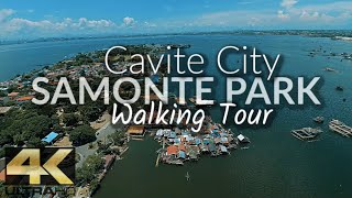 SAMONTE PARK  Walking Tour  Cavite City 4K [upl. by Otrebcire]