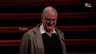 Monty Python Live 2014 John Cracks Up  Parrot Sketch [upl. by Eigla]