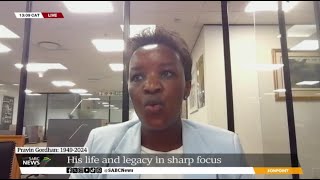 Pravin Gordhan  BLSAs CEO Busisiwe Mavuso pays tribute [upl. by Ahtabat576]