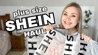 Surprising SHEIN Plus Size Haul  apple shaped body fashion [upl. by Ysnat974]