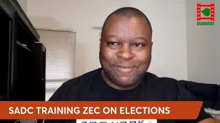 WATCH LIVE SADC begins training ZEC on election management [upl. by Aciretal]