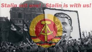 Stalin mit uns  Stalin is with us East German song [upl. by Tench]