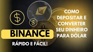 Como depositar dinheiro na Binance pelo celular criptomoedas binance [upl. by Nairadal]