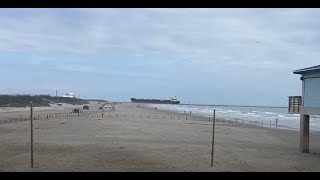 Live  Exploring Port Aransas Texas Beach Fishing Pier and then the Jetty Ship Channel [upl. by Aspa]