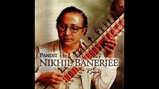 Raag Rageshree by Pandit Nikhil Banerjee and Pandit Anindo Chatterjee on Tabla [upl. by Atinuj]