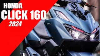 All NEW Honda Click 160 Abs 2024 New Released [upl. by Arrak]