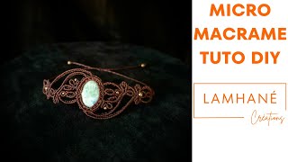 Tuto MicroMacramé DIY  Bracelet quotAngélinaquot [upl. by Brenda]