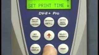 Brookfield DVIIPro Viscometer Keys and Instrument Controls [upl. by Forsta]