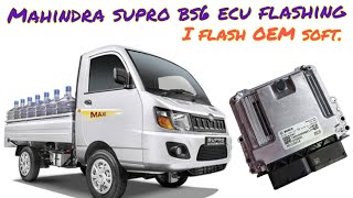 Mahindra Supro Bs6 MD1 ECU FLASHING OEM software Iflash Grudall [upl. by Adnalay639]