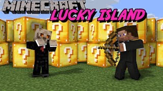 SPRÄNGPILBÅGE  Minecraft Lucky Islands med figgehn amp ChrisWhippit [upl. by Yssep]