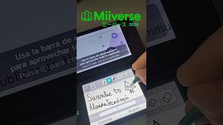 Miiverse in 2024 nintendowiiu nintendo3ds miiverse 2024 3ds wiiu mii drawing asmr viral [upl. by Marnie]