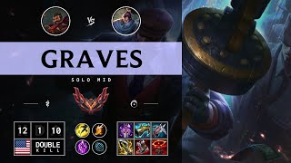 Graves Mid vs Yasuo  NA Grandmaster Patch 1413 [upl. by Domella]