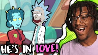 RICK IS IN LOVE  Rick and Morty Season 2 Episode 34 REACTION [upl. by Ennasirk]