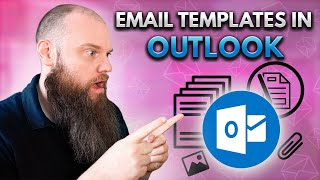 Save Time with Email Templates in Outlook Microsoft 365 [upl. by Ainar618]