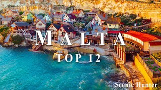 12 Best Places To Visit In Malta  Malta Travel Guide [upl. by Ettelra]