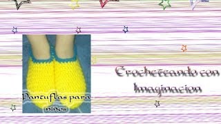 Tutorial pantuflas faciles para niños [upl. by Donata801]